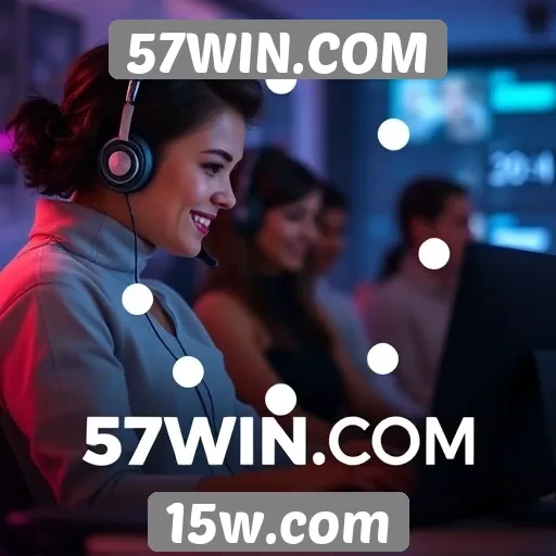 Como funciona o suporte ao cliente no 57WIN.COM